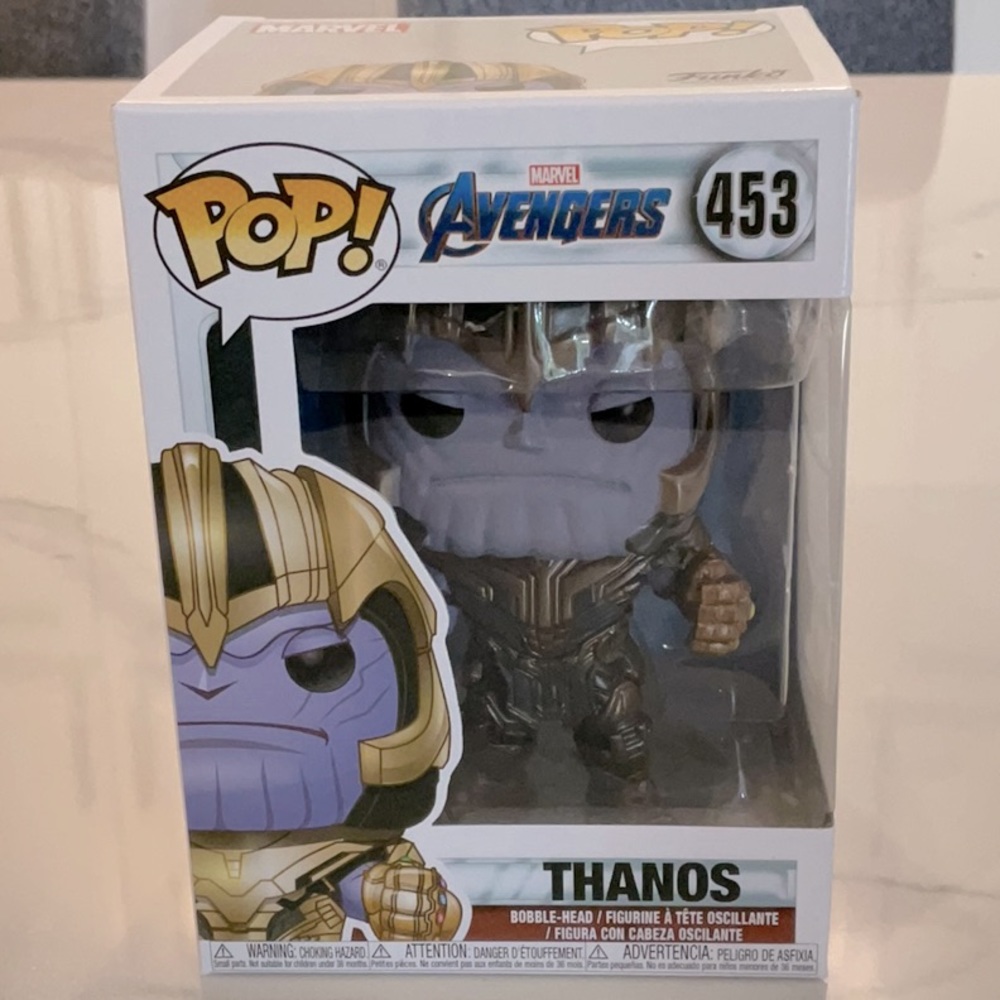 - Funko Thanos figurine. Avengers 453. NWT